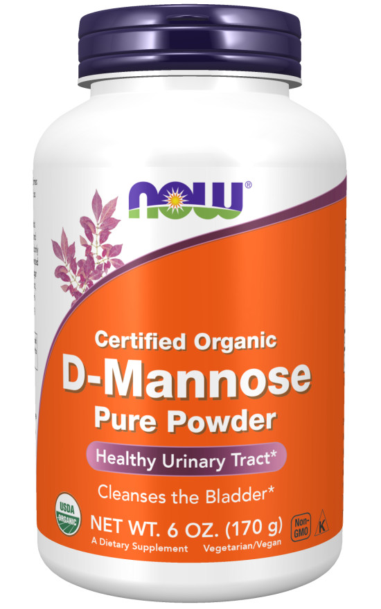 Now Foods Organic D-Mannose Pure Powder 6 oz Urinary Tract Healthy Bladder 8/26E
