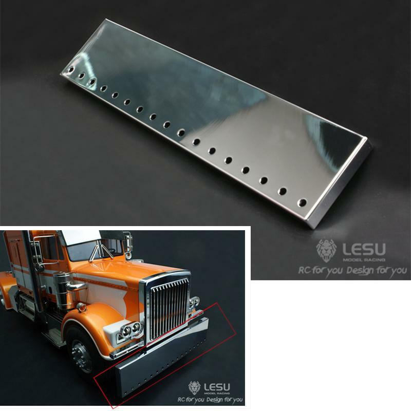 LESU Metal Front Bumper for 1/14 For TAMIYA  RC Tractors Truck DIY Car