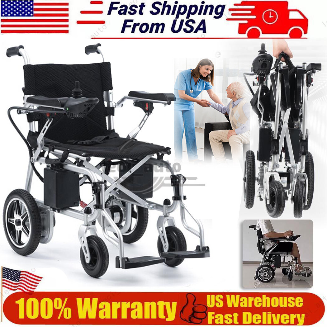 2025 Foldable Electric Wheelchair All Terrain Heavy Duty Power Mobility Scooter