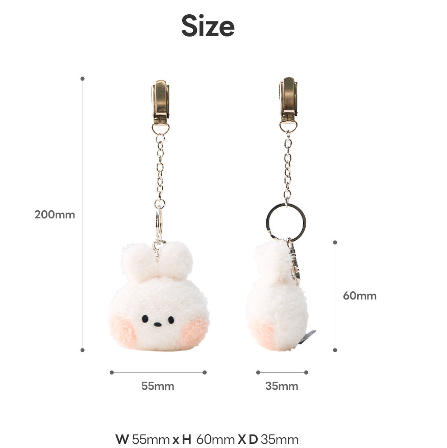 Line Friends Golf Minini Conini Golf Putter Keeper Keyring Keychain Accessory