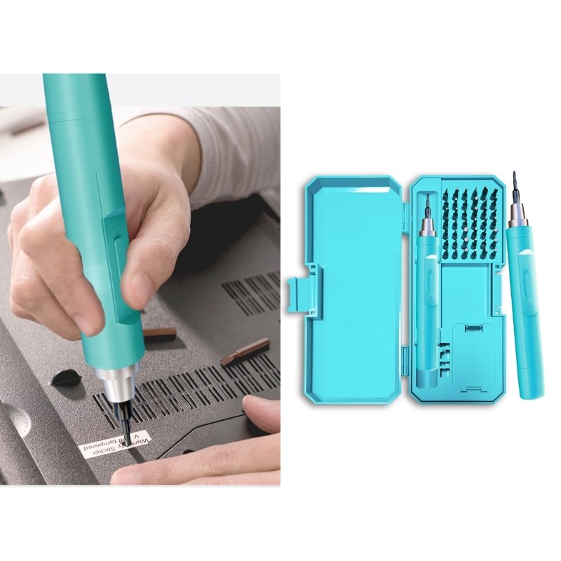 42 in 1 Electric Screwdriver Kit Featuring Reverse Function Tip