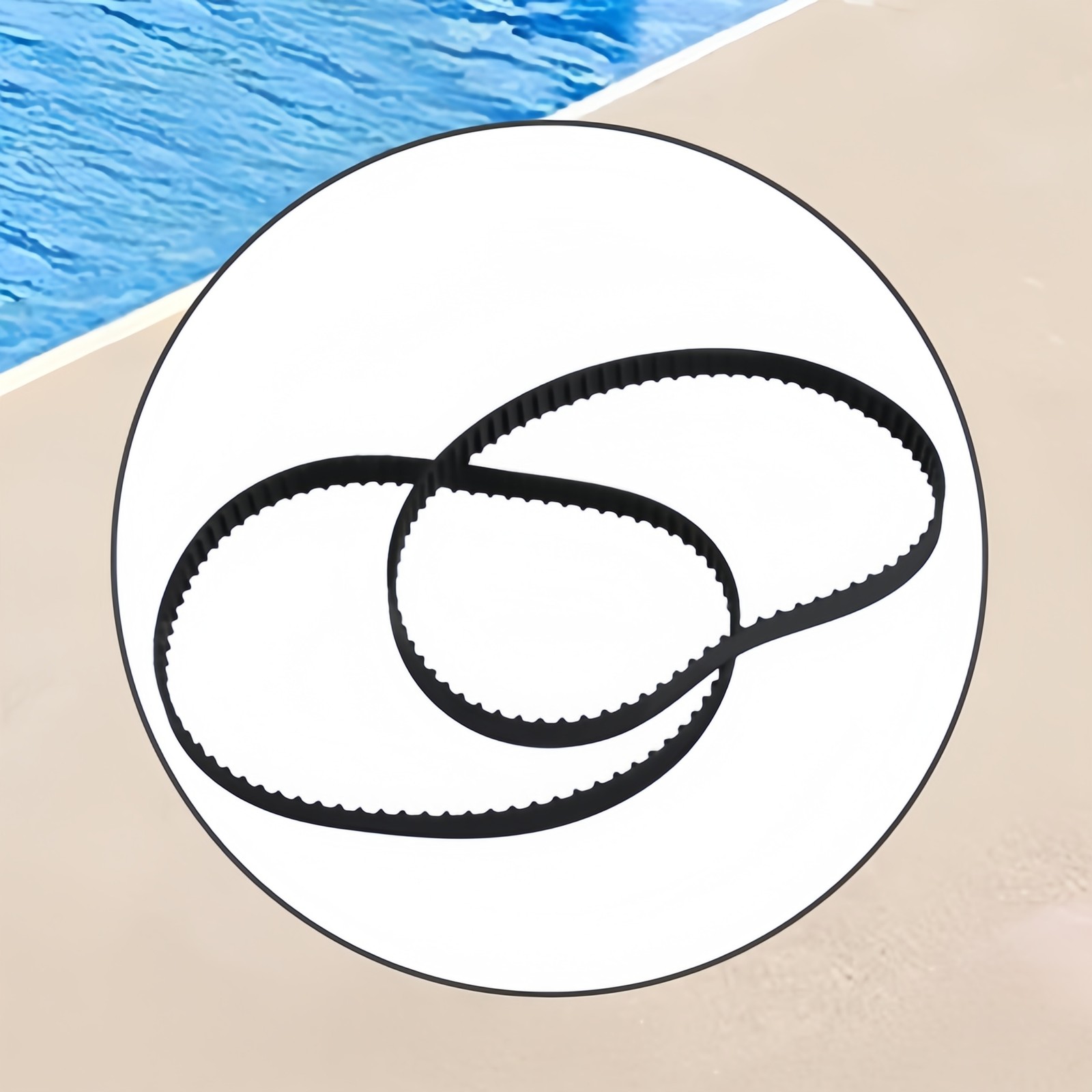 2Pcs Small Replacement Belts For Paxcess PA2021 HJ2052 HJ3052 Pool Vacuum AU3172