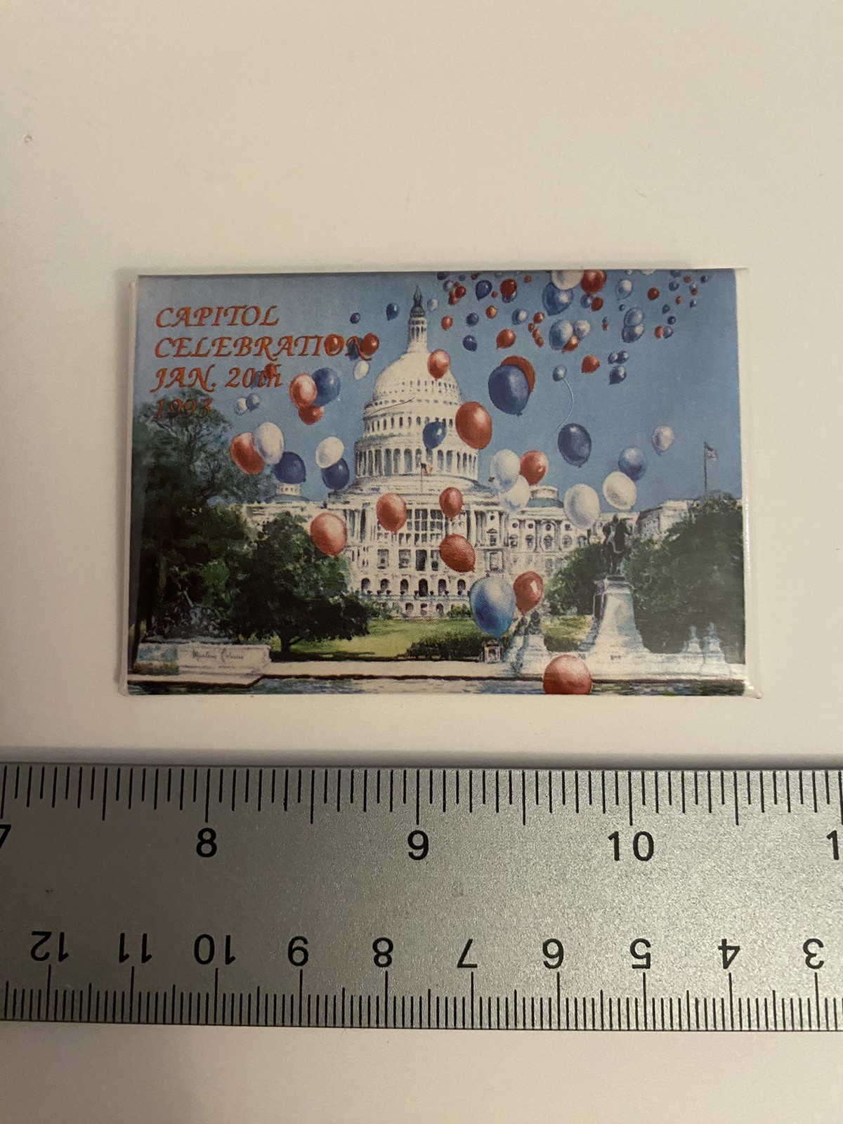 Capitol Celebration Jan. 20, 1993 Pin Back Button P112