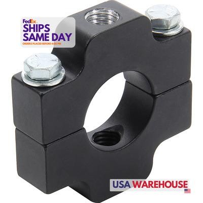 Allstar ALL14194, One Black Aluminum Ballast Bracket 1.375In Round Tube Performa