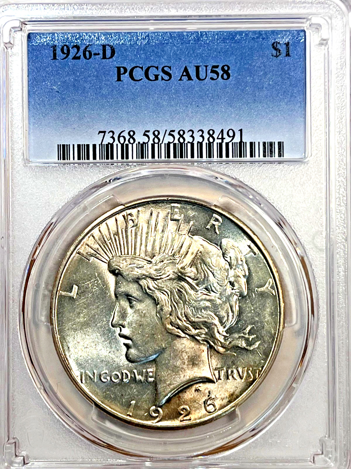 1926 D Peace Dollar P C G S clearance was $180 now $150