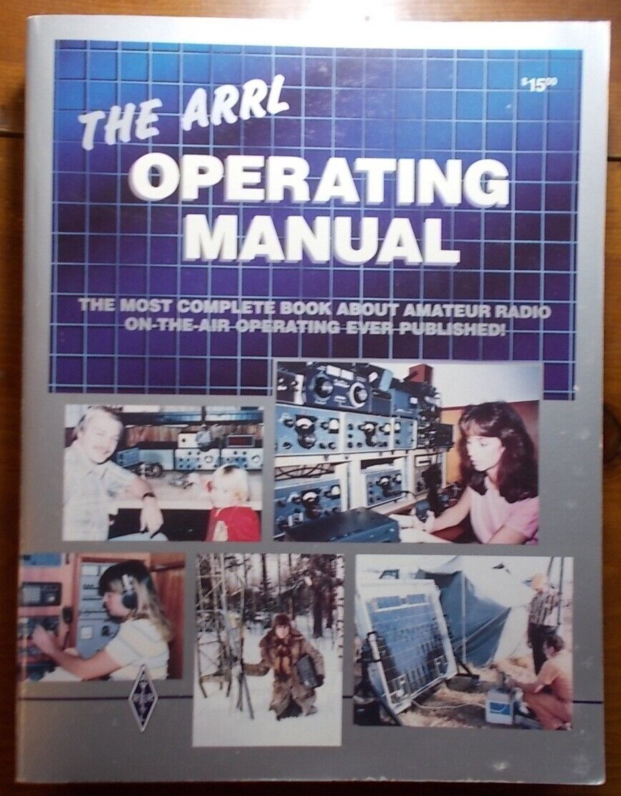 Vintage Paperback Manual: The ARRL Operating Manual for HAM Radio Amateurs 1987