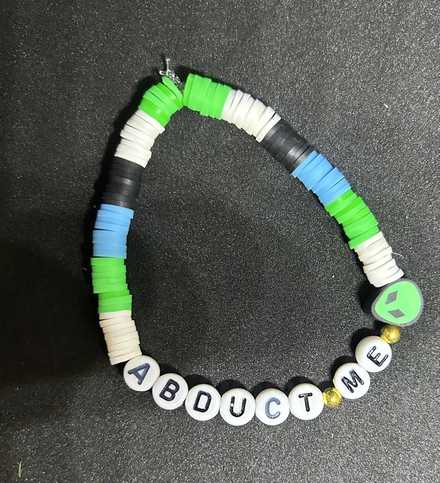 Abduct Me (Alien) Heishi Bracelet