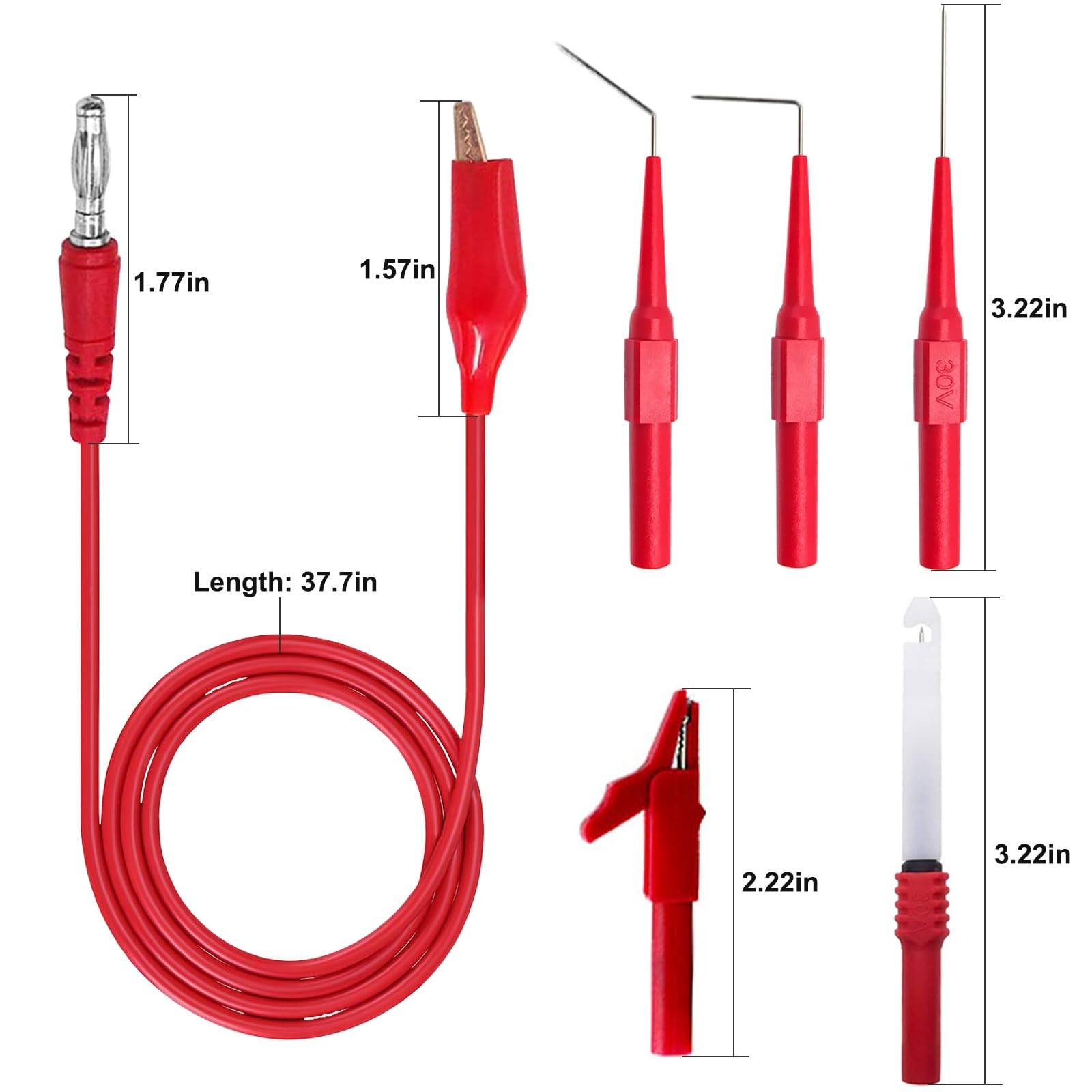 Back Probe Kit Leads Set Automotive Electrical Diagnostic Circuit Testing