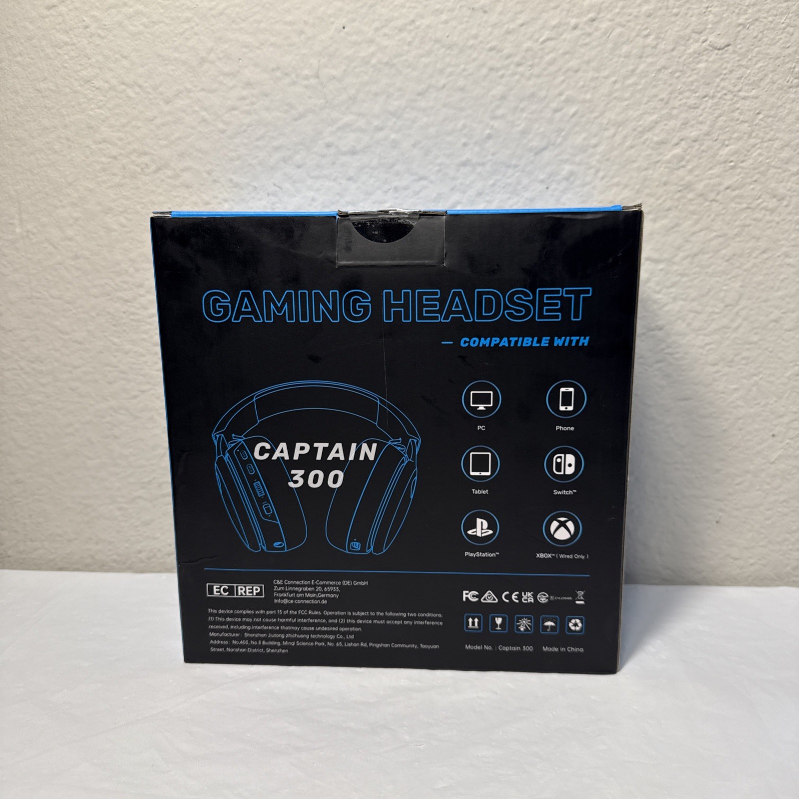 Captain 300 Gaming Headset - Black