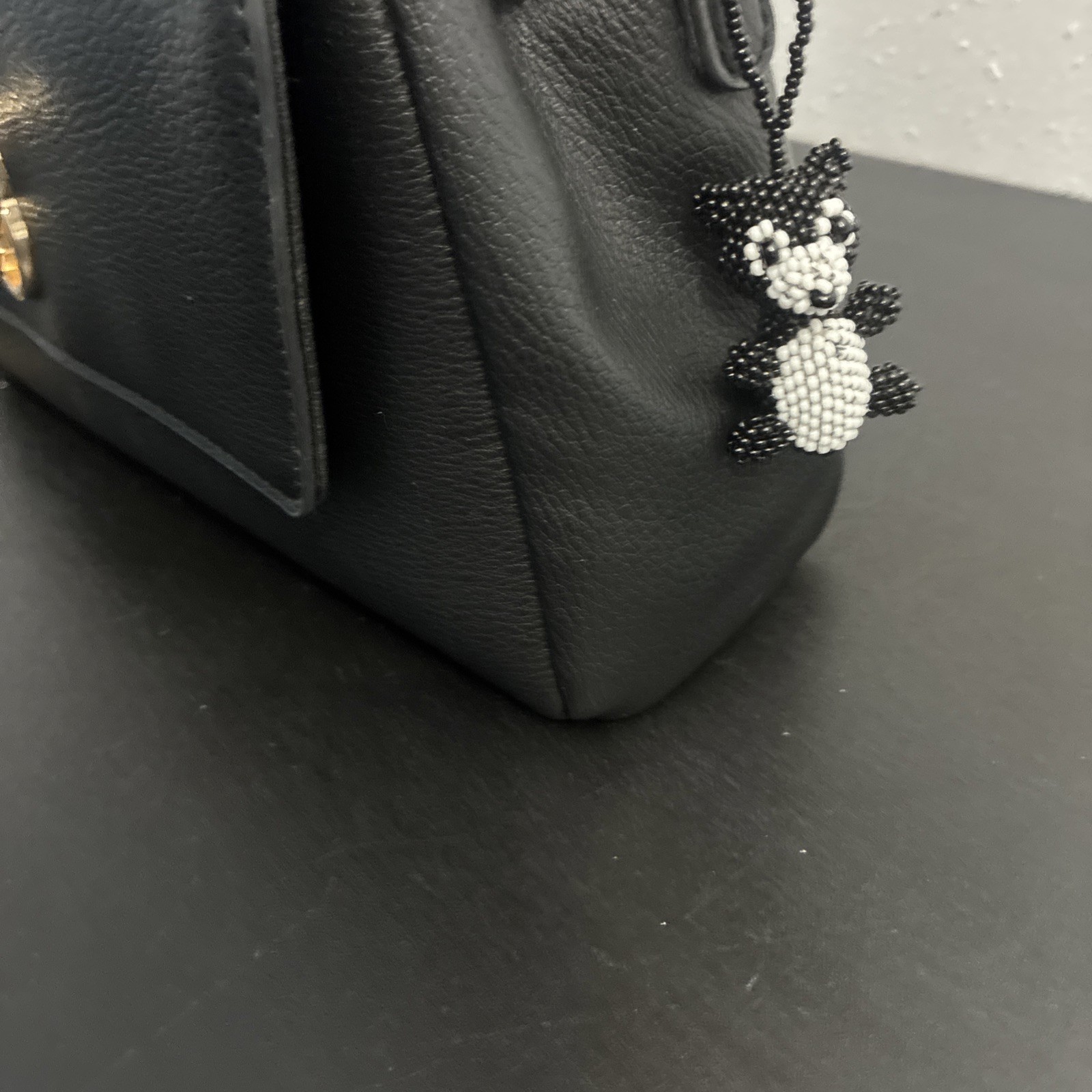 Novelty Bear Keychain Bag Charm Artesian Seeded Bead Collectible 3D Gift Boxed