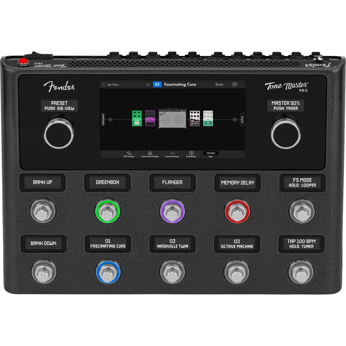 Fender Tone Master Pro Multi-Effects Guitar Workstation Pedal