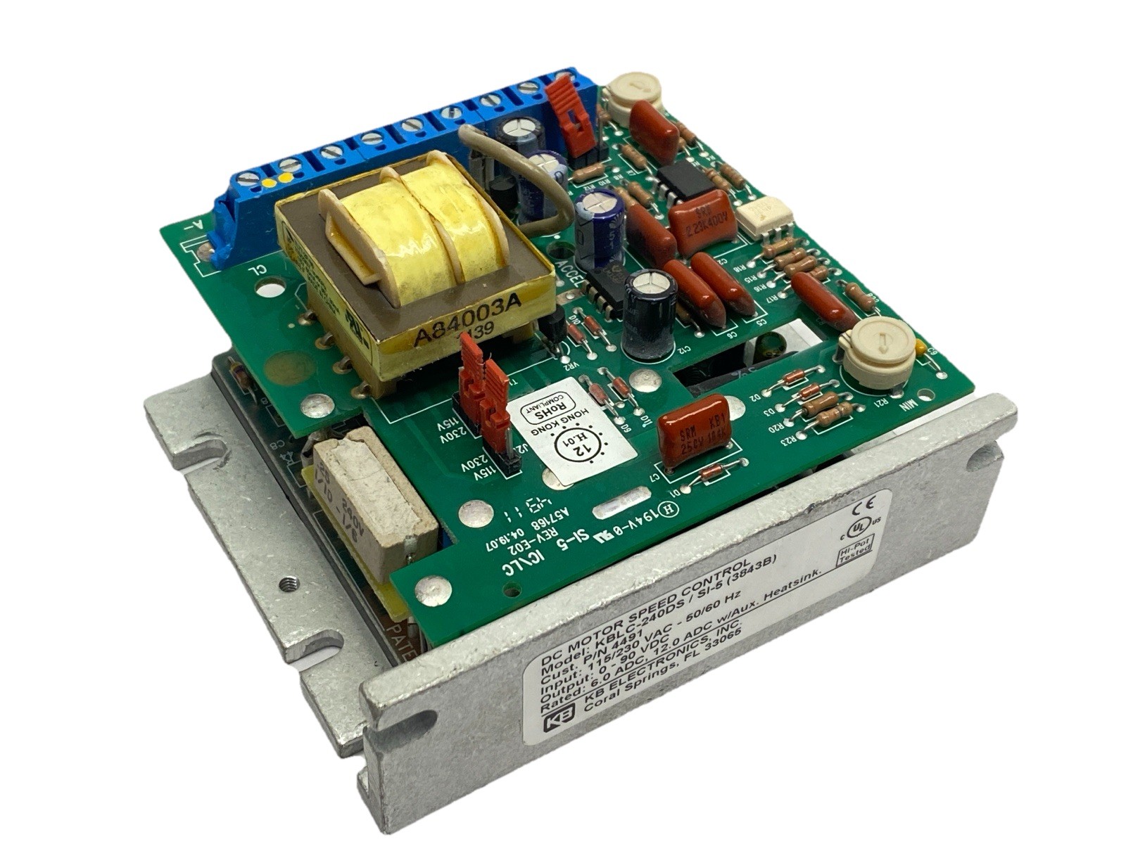 KB Electronics KBLC-240DS / SI-5 (3843B) DC Motor Speed Controller 0-90VDC
