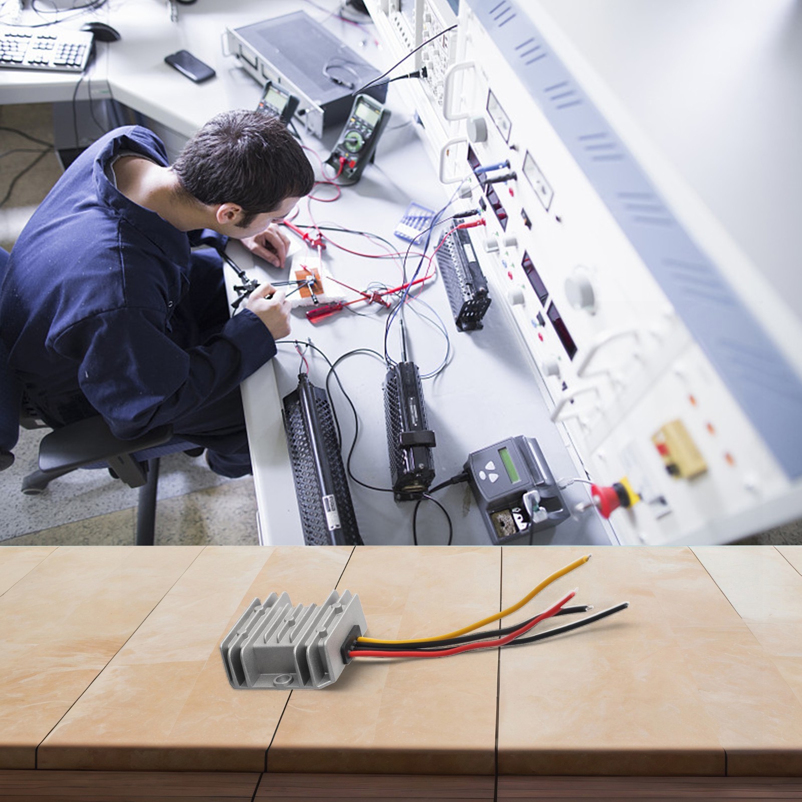 DC Voltage Converter with Overload Protection Suitable for Various Uses