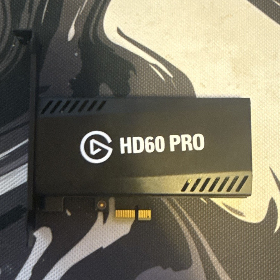 Elgato HD60 Pro PCIe x1 HDMI In/Out Video Capture Card Plug-In, 2 Ports