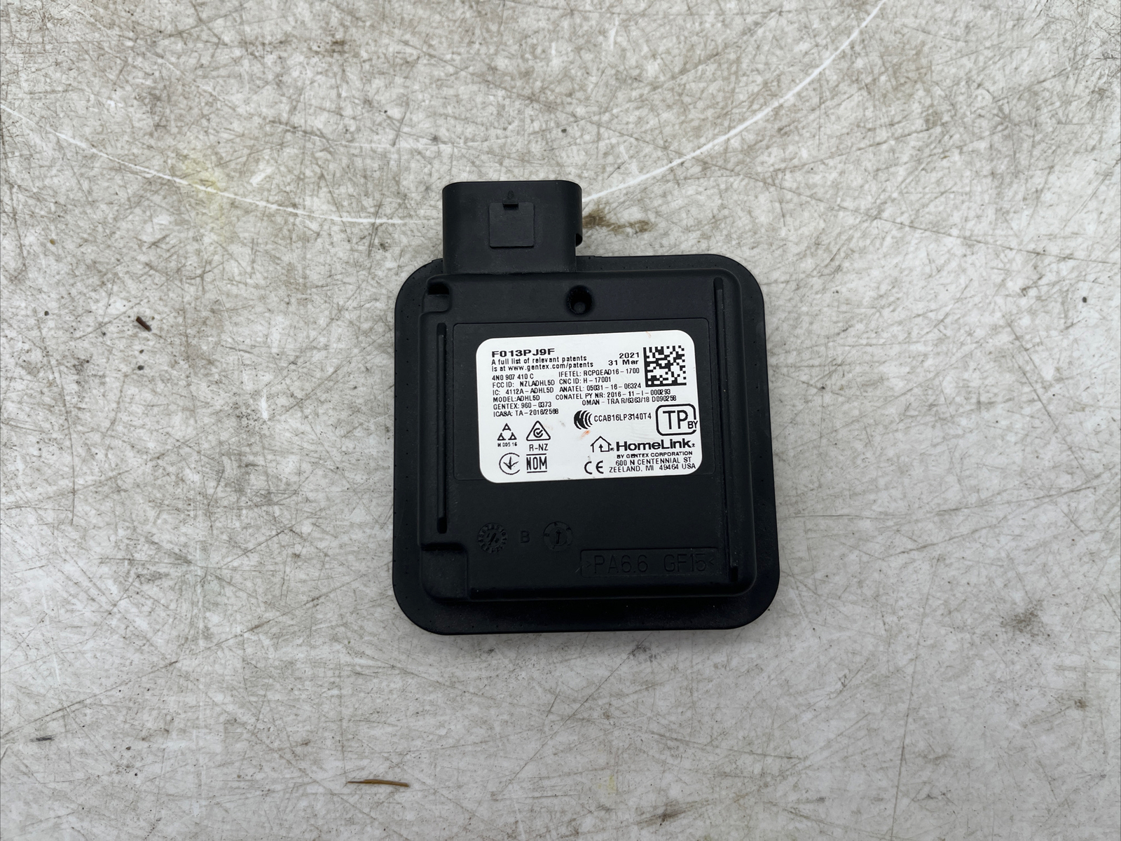 2018 2019 2020 Audi Volkswagen Garage Door Control Module