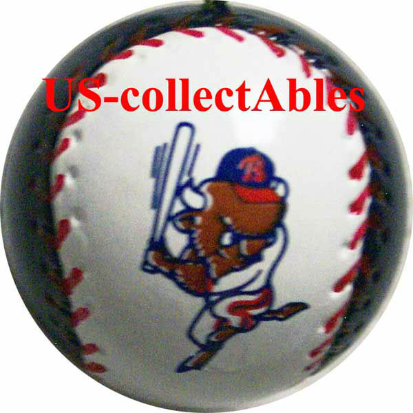 MLB AA Minor League Buffalo Bisons Baseball Keychain1989 1997 Logo RARE ITEM