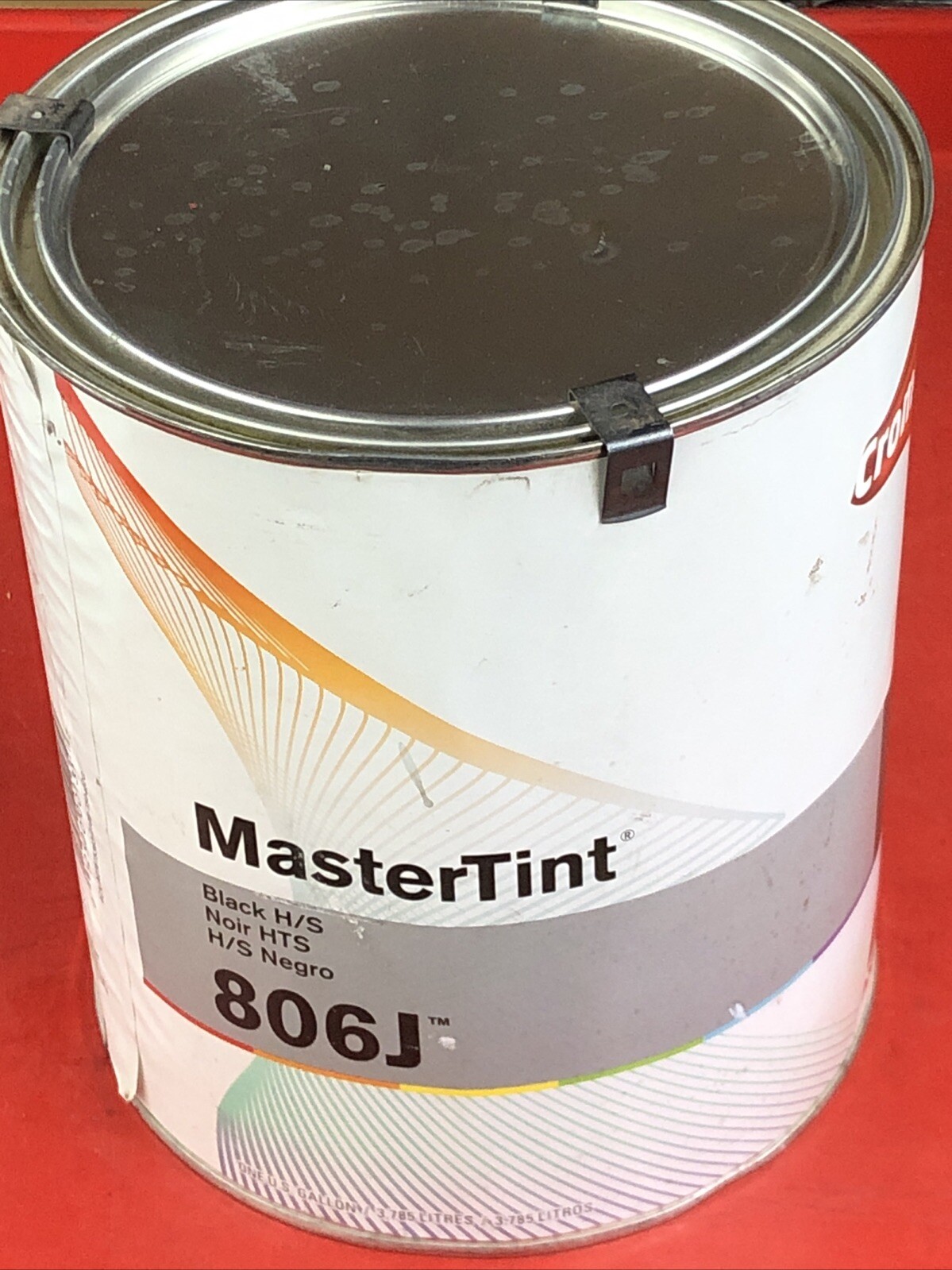 (1) GALLON AXALTA DUPONT CROMAX MASTERTINT 806J BLACK H/S TINT TONER COLOR