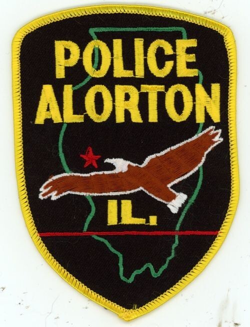 ILLINOIS IL ALORTON POLICE NICE SHOULDER PATCH SHERIFF