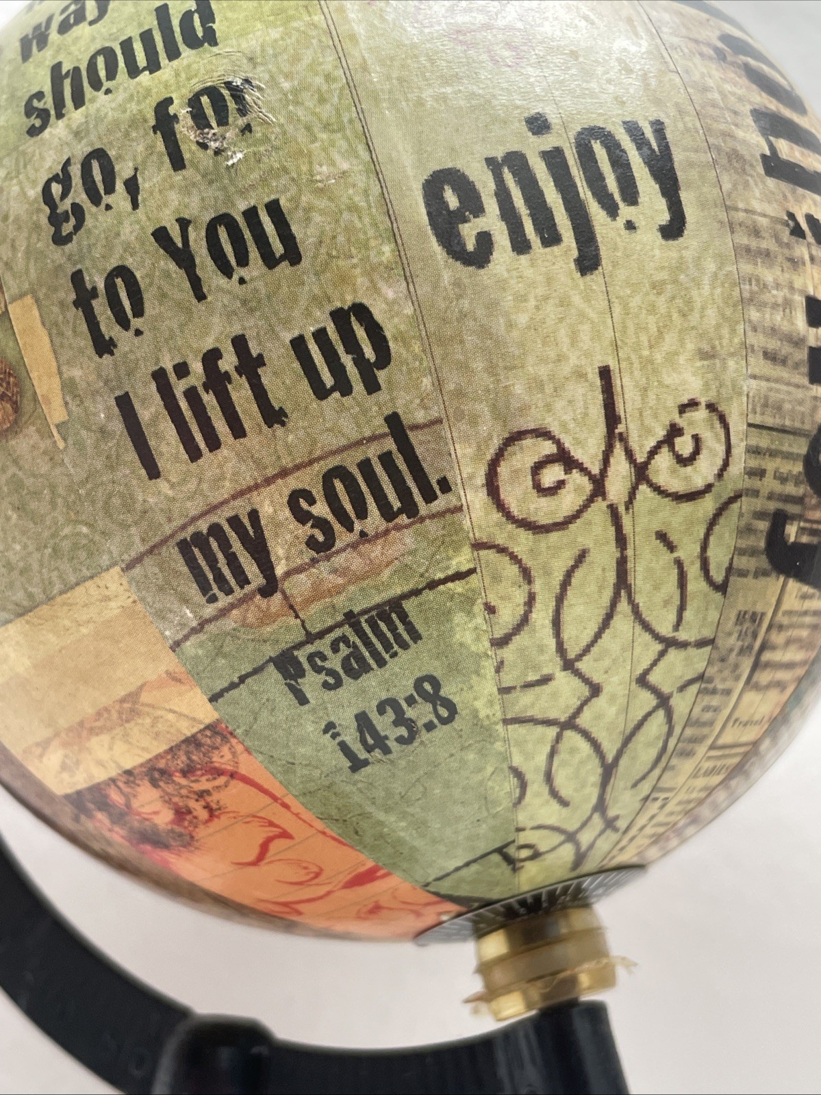 Blessings Unlimited Journey Globe 2012 10.5”