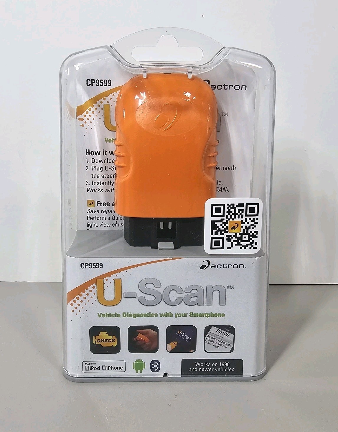 Actron U Scan CP9599 Vehicle Diagnostic Scanner Android Iphone NEW