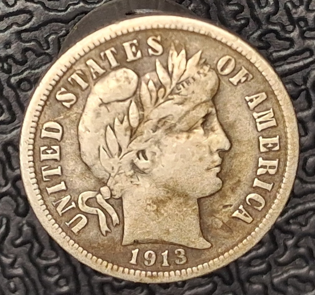 1913-P Silver Barber Dime **Nice Coin!**