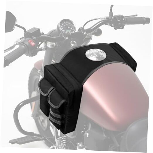 ATV Saddle Bag, Motorcycle Tank Bags with 5 Pockets, Water-resistant Saddle