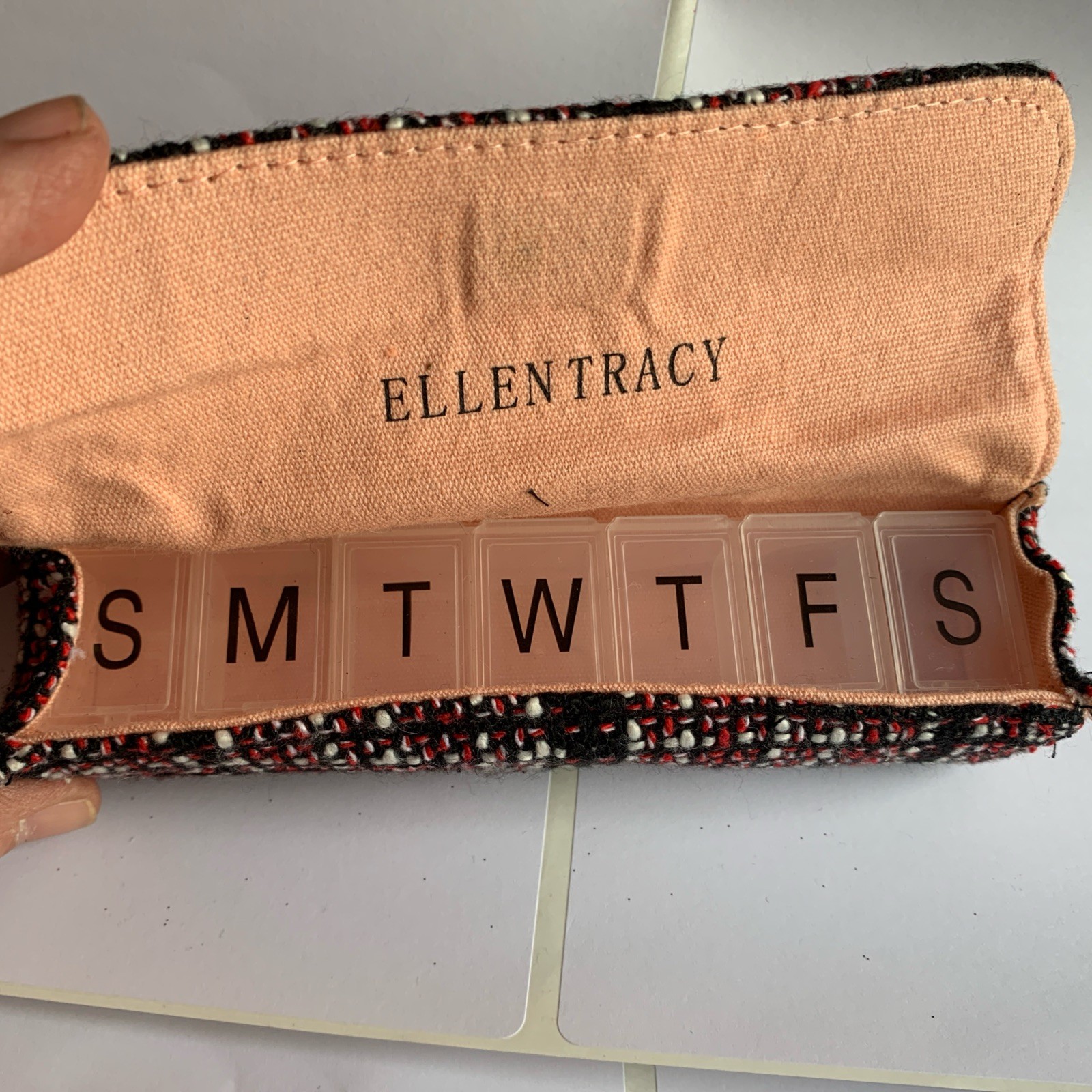 Ellen Tracy Daily Pill Case With Pill Organizer