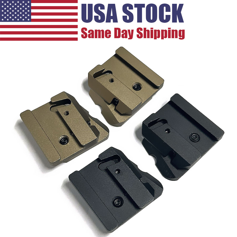 2pcs NVG Dovetail Shoe Set K-Clip Adapter Universal Bridge NVG Mount Monocular