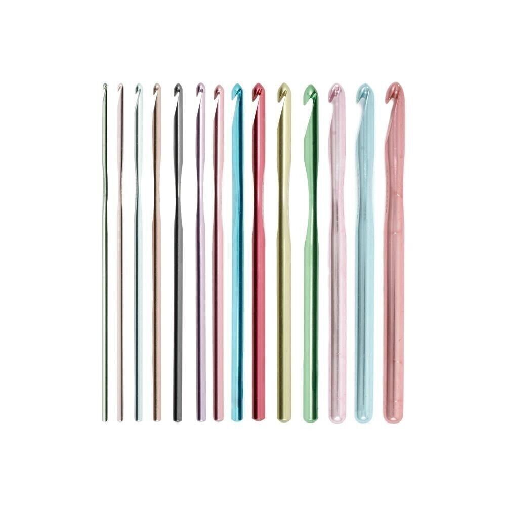 Bates Silvalume Aluminum Crochet Hooks ~ All Sizes