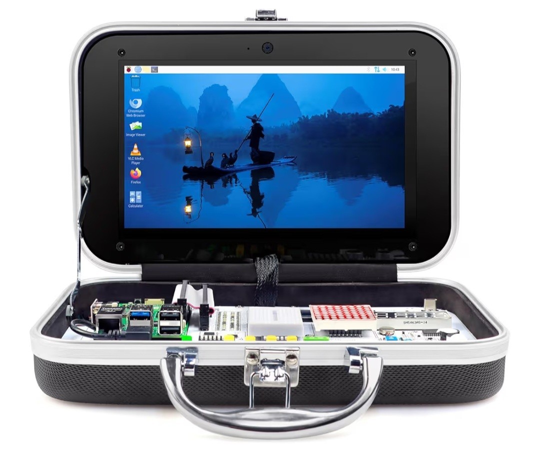 ELECROW for Raspberry Pi 5 Kit, with Pi 5 Single Board Computer, Crowpi Pi 5 ...