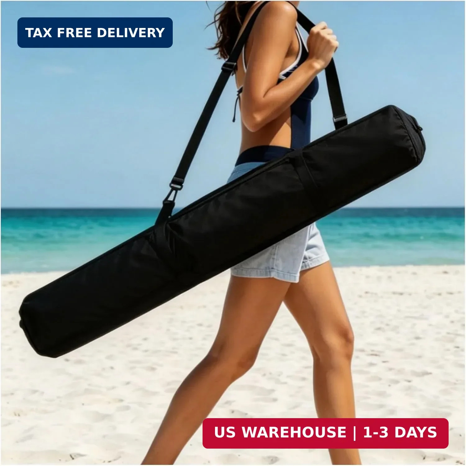 67 Inch Patio Umbrella Storage Bag Waterproof, Oversized Outdoor Beach Umbrella