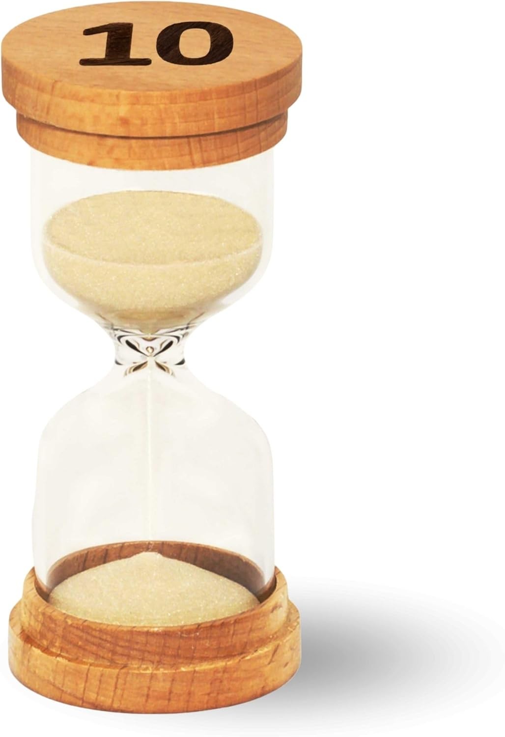 Sand Hourglass Timer - Glass Sand Clock Minutes - Modern Hourglass Watch with Wo