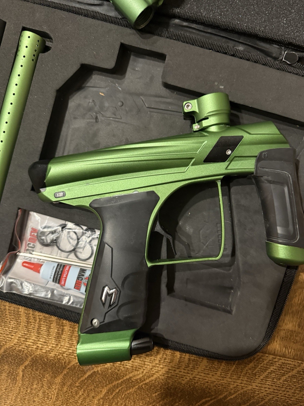 Macdev XDR Paintball Gun With Case And Both Trigger Frames. Ready To Use