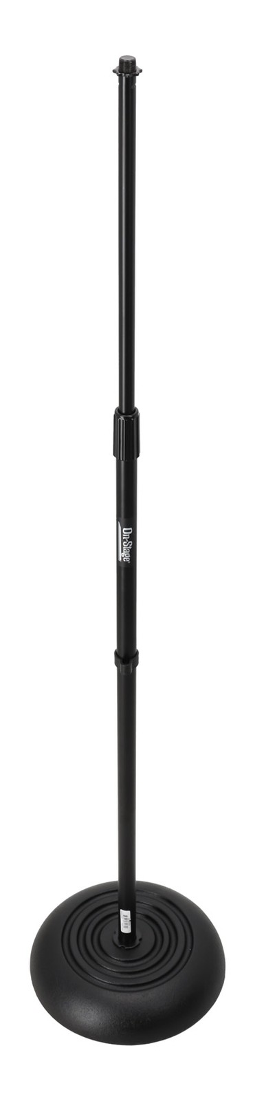 On-Stage MS7201B Round-Base Adjustable Microphone Mic Stand
