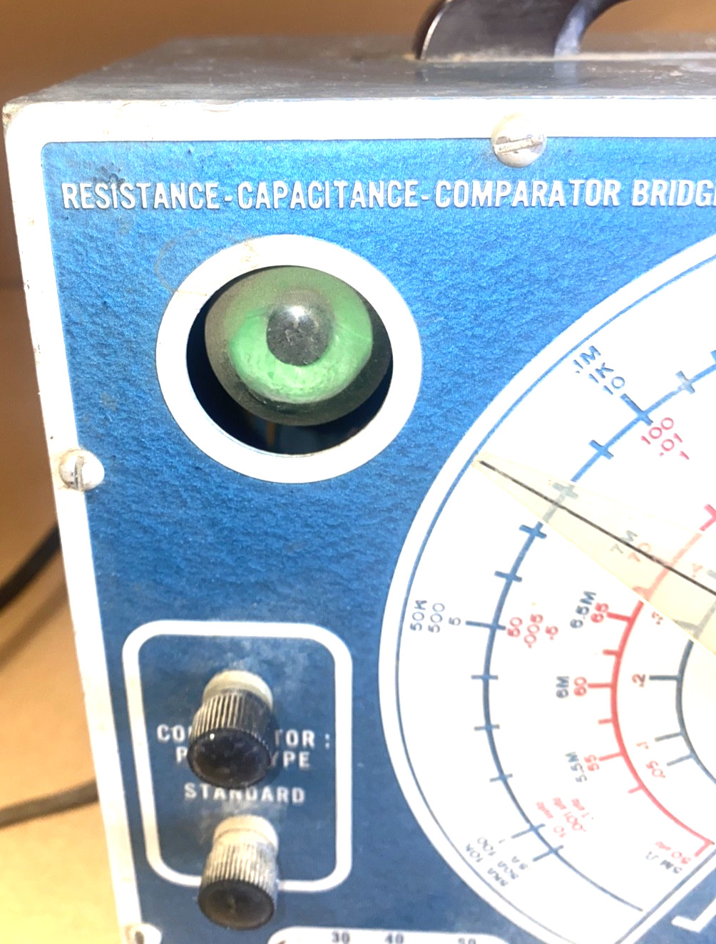 vintage eico electronic instrument co 950A EICO RESISTANCE CAPACTANCE COMPARATOR
