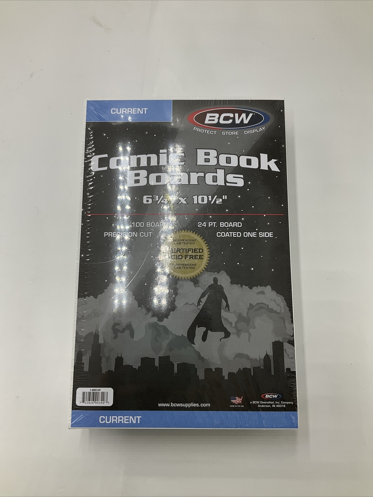 QTY 100 BCW Current /Modern Comic Book Acid Free Backing Boards white backers
