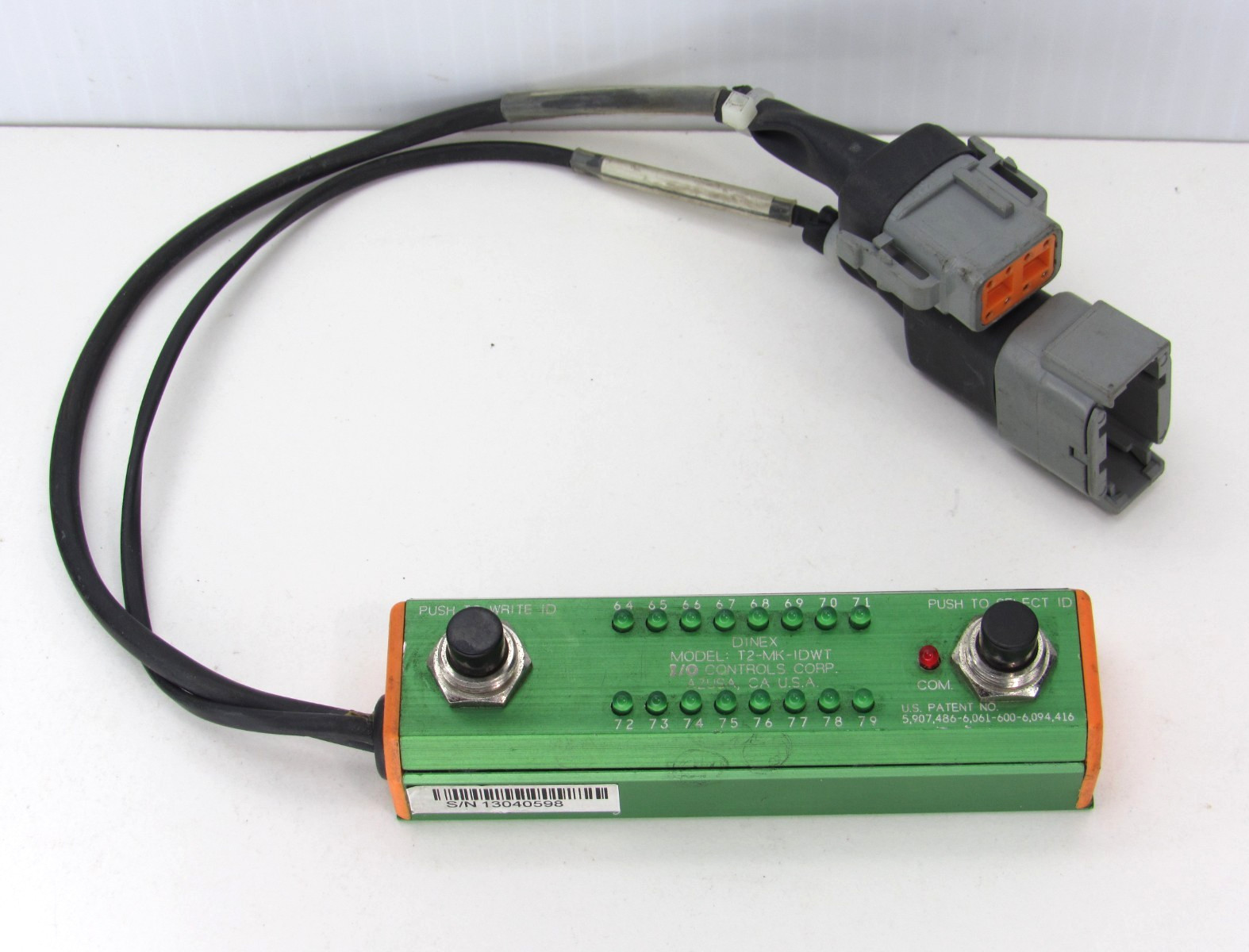 DINEX Control Module T2-MK-IDWT Input Output I/O System Green USED