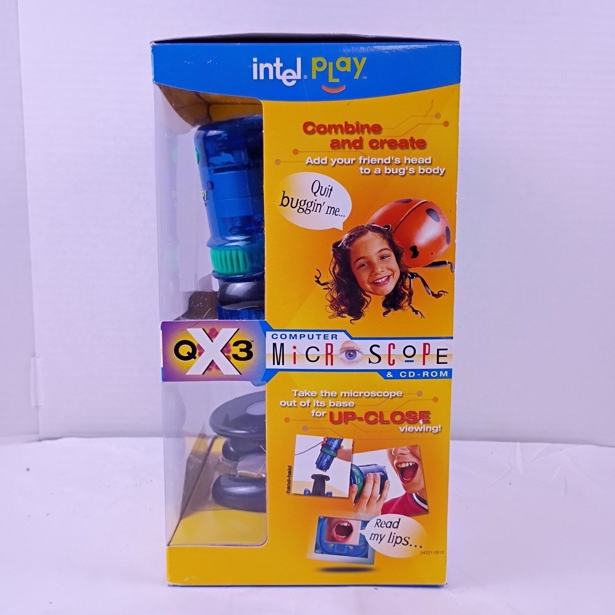 Intel Play QX3 Computer Microscope & CD-ROM Capture and Manipulate New in Box