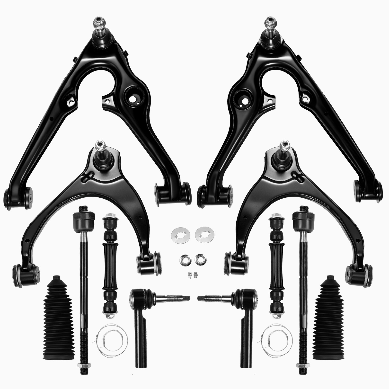 Upper and Lower Control Arm with Sway Bar Kit For 2015-2020 Chevrolet Tahoe 5.3L