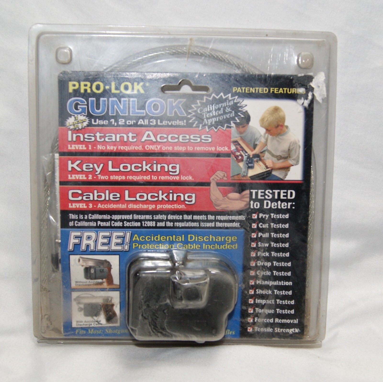 pro-lock gunlok gl650kd fits most shotguns revolvers semi-auto rifles