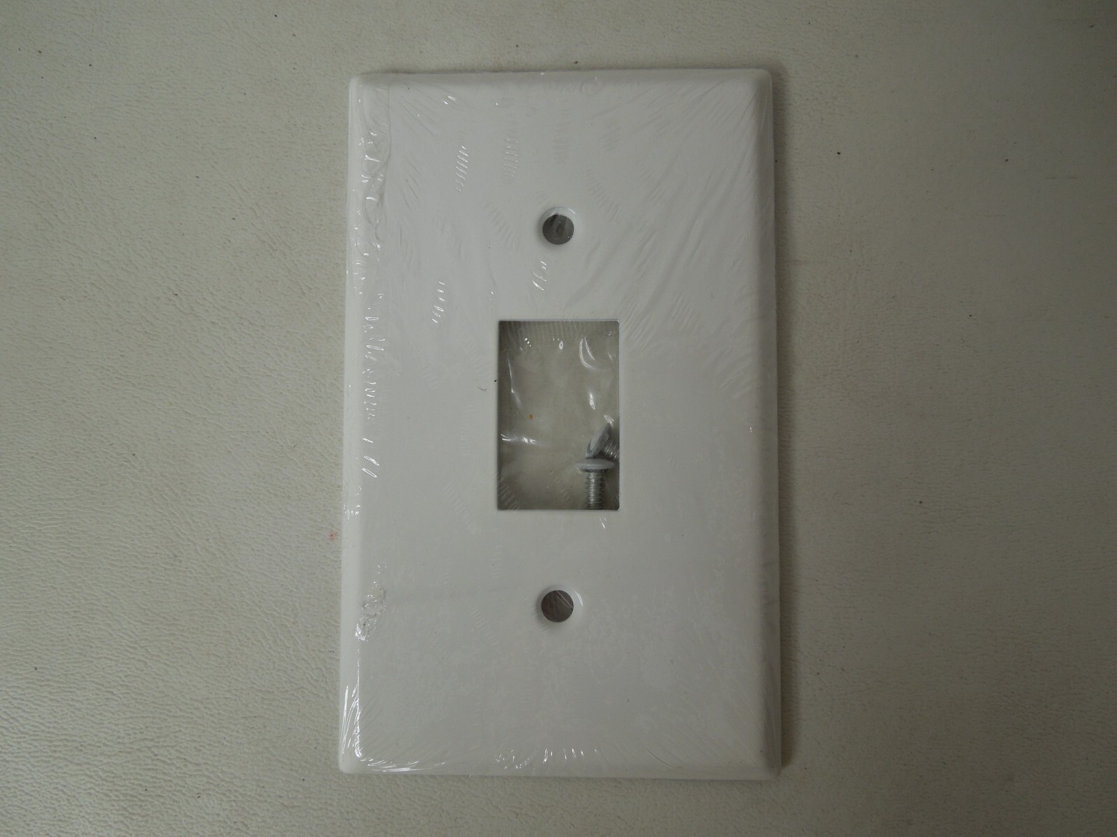 Mulberry 86001 Custom Plate for 2 GE LV Switches - White - NEW