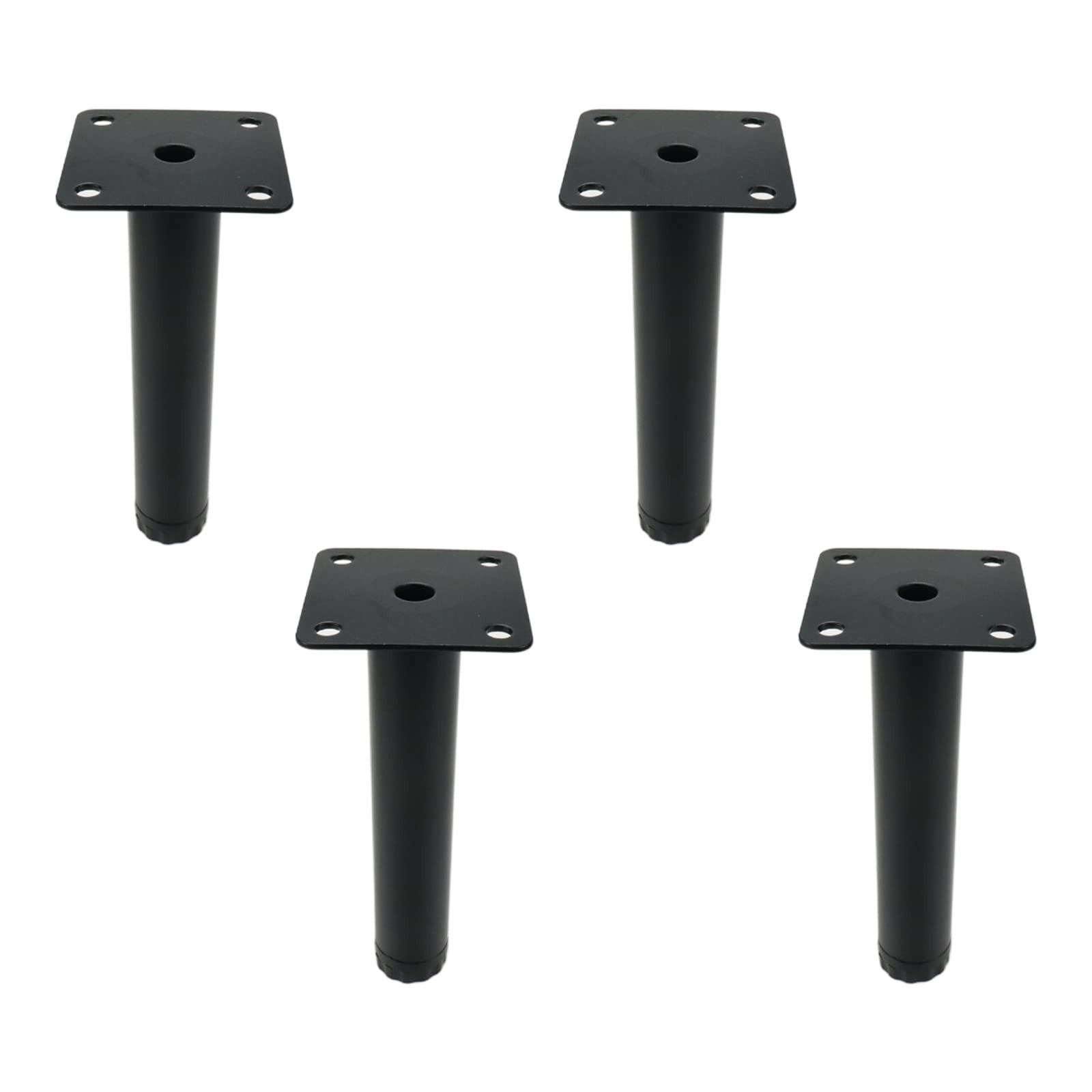 Quluxe 5.5 Inch Adjustable Metal Furniture Legs, Replacement Leg for Sofa Cou...