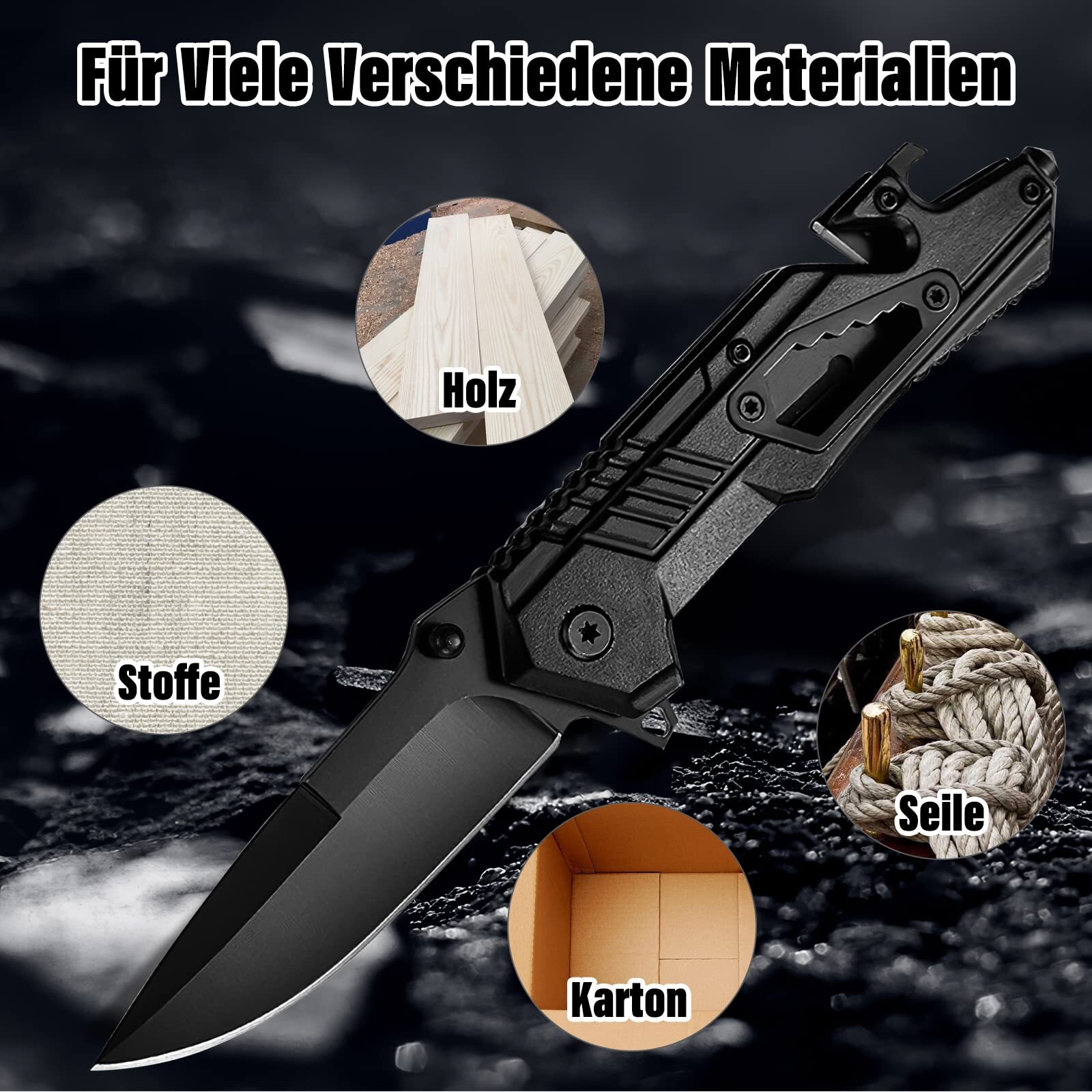 7.87" TAC FORCE SPRING OPEN ASSISTED TACTICAL FOLDING POCKET KNIFE Rescue Blade