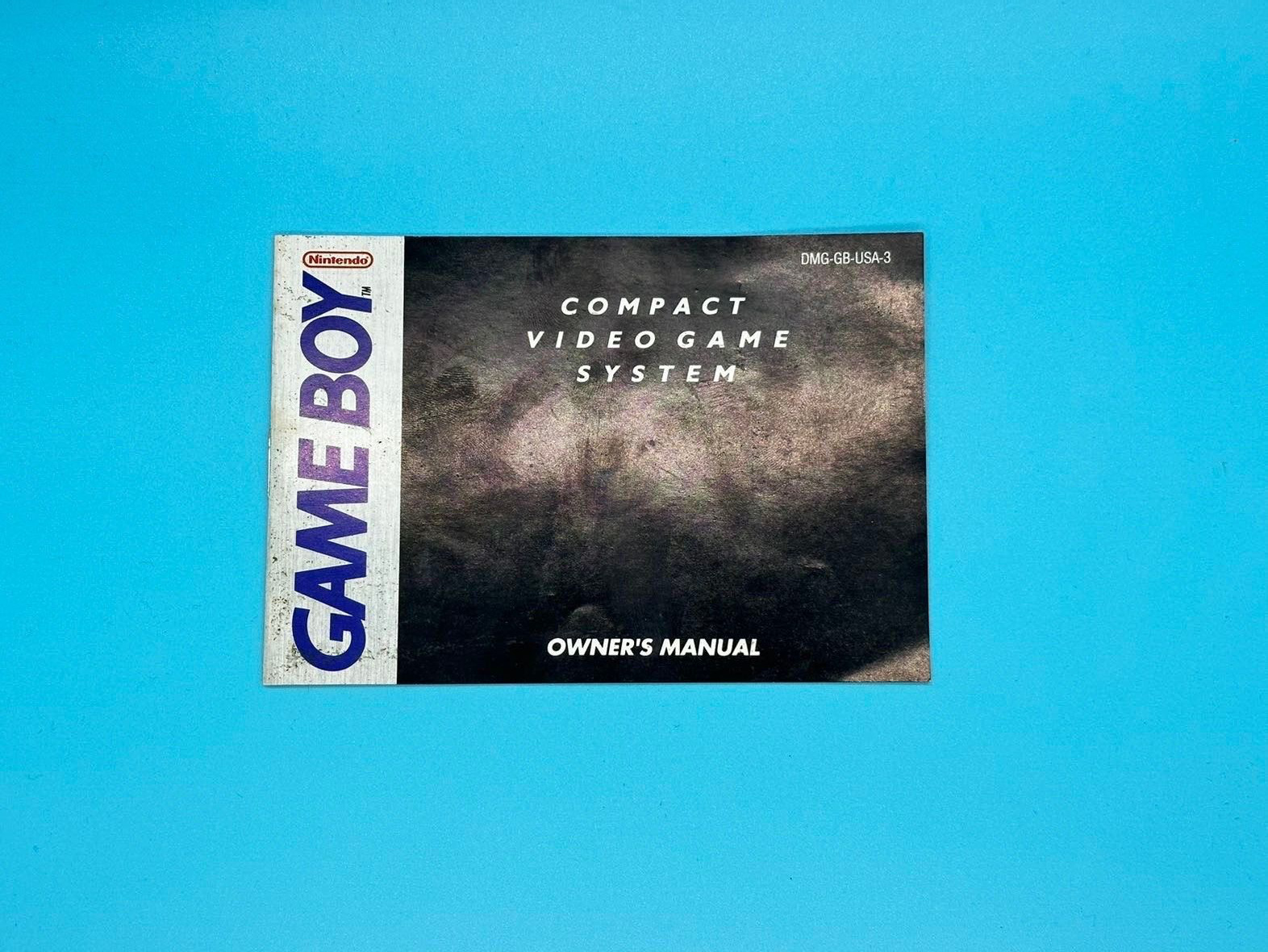 GameBoy Owner's Manual  Nintendo Instruction Manual Precautions Manual