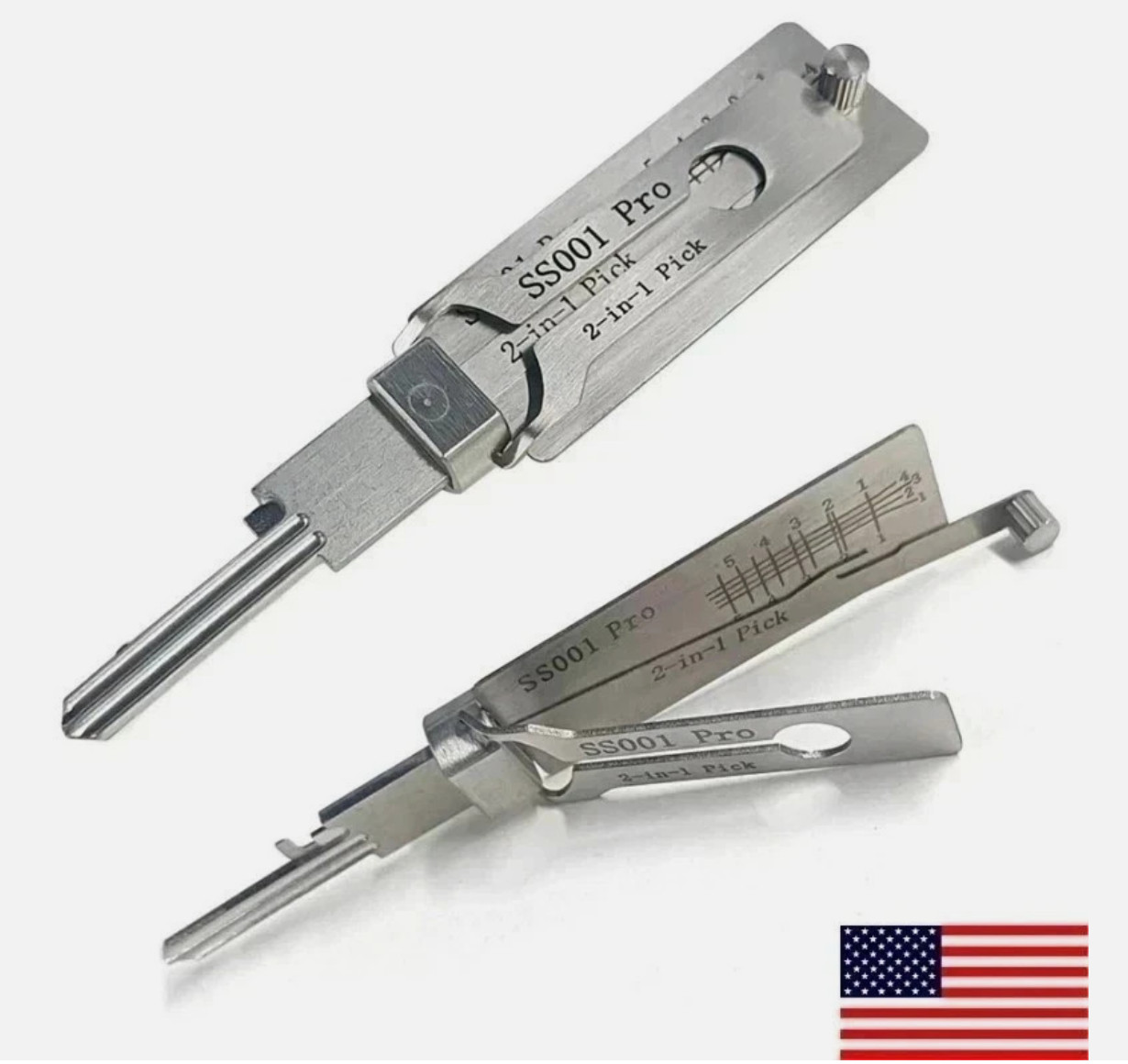 Hook And Pickup Tool Kit 2 In 1 Portable Lock Picking Set Ergonomic Set Handle