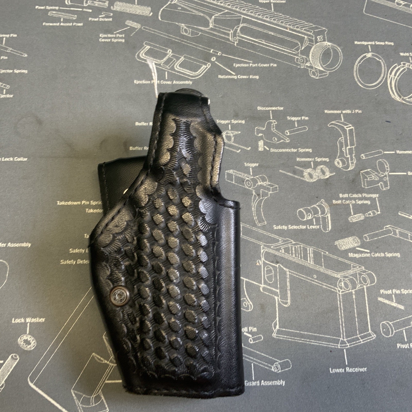 Safariland Basketweave Duty Holster 200-291 RH HK