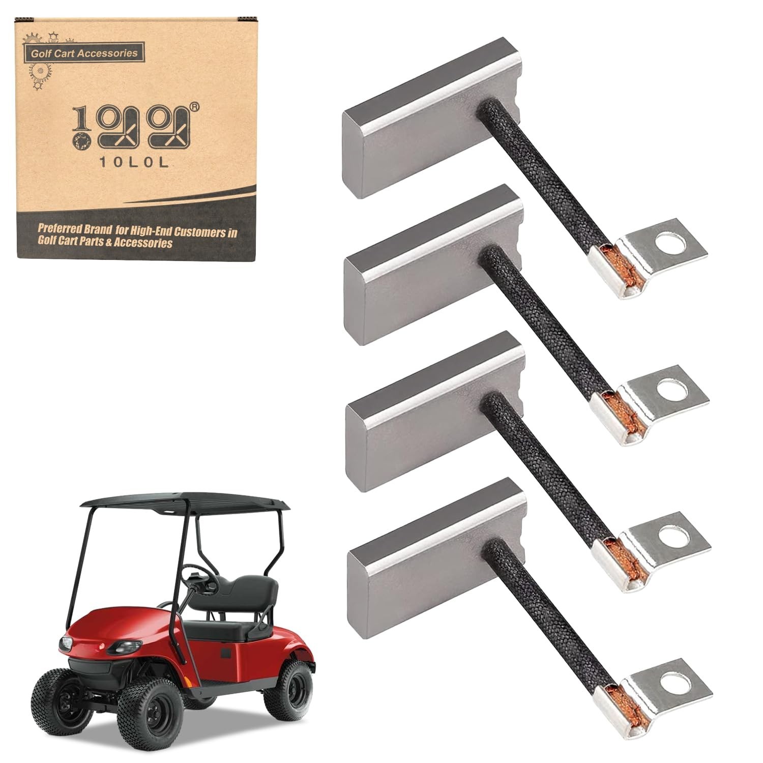 Golf Cart Starter Generator Brush Kit for EZGO Club Car Yamaha OEM# 81-81200