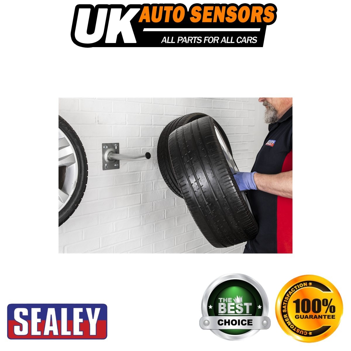 Sealey Wall Mounting Storage Hooks Set of 4 APWH