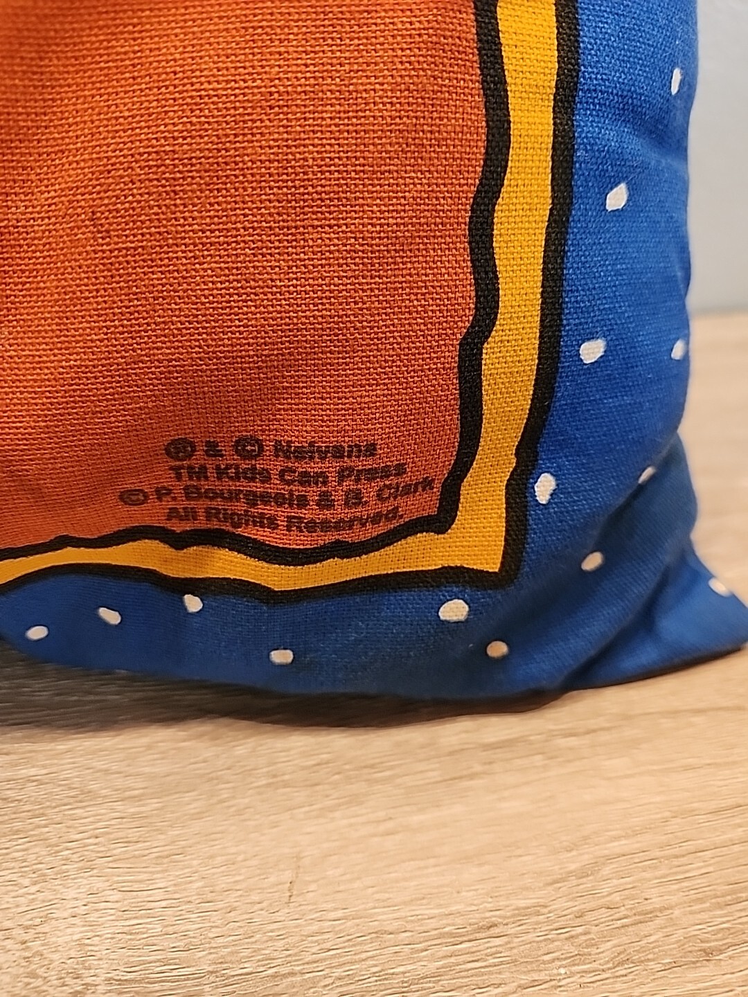 Vintage FRANKLIN TURTLE Double Sided Pillow (Fabric) Book Character