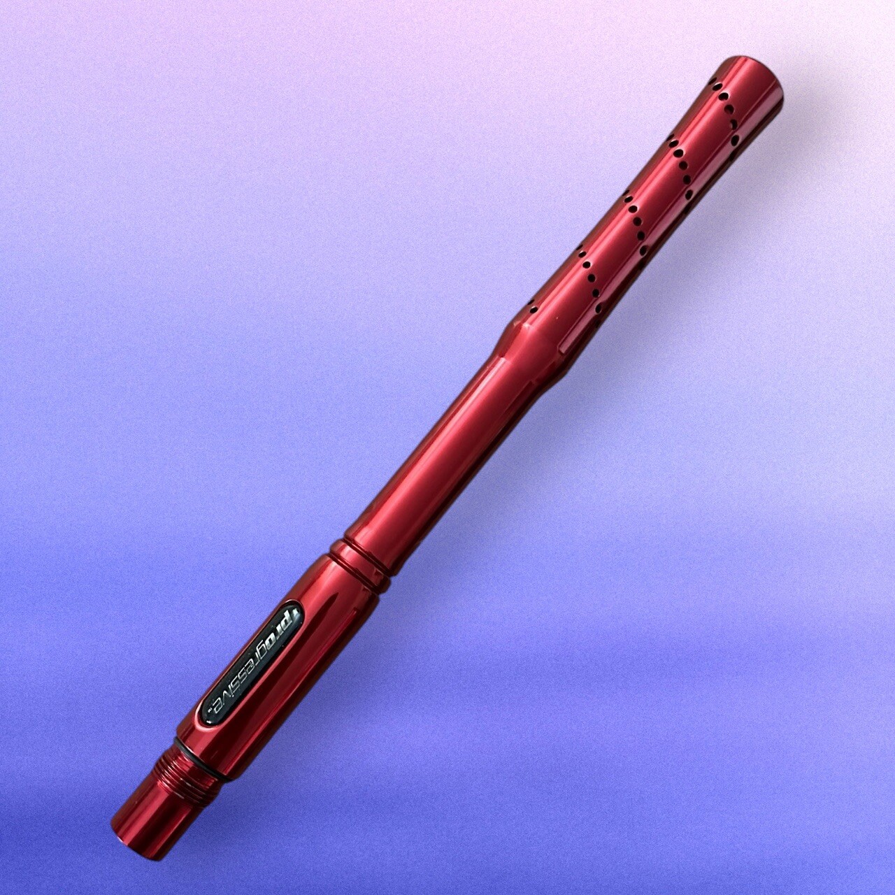 Smart Parts Dark Gloss Red 12” Spyder Progressive Barrel Paintball Gun Marker